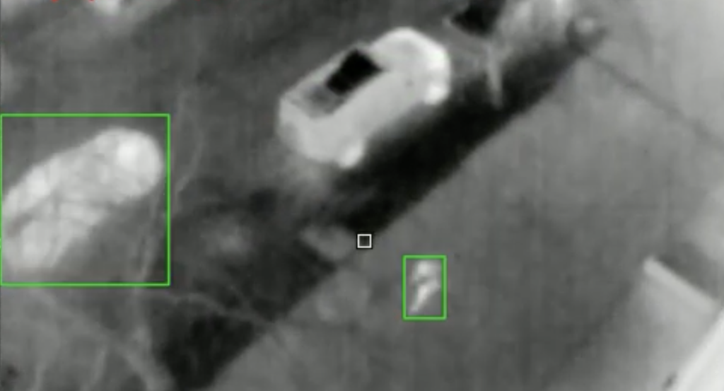 Wave9 AI detects vehicles and personnel